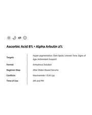The Ordinary Ascorbic Acid 8% + Alpha Arbutin 2%