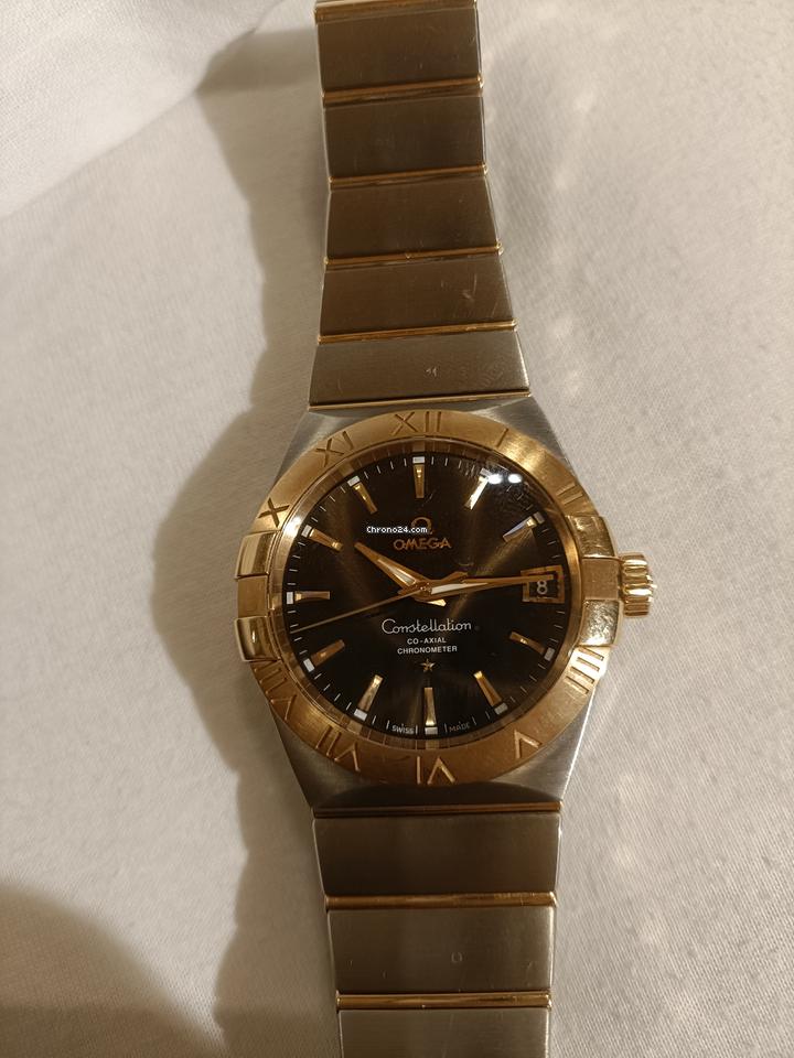 Omega Constellation Men Gold Steel