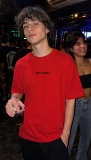 Forfksake Basic Staple Red T-Shirt