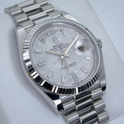 Rolex | Day-Date | 228236 | Platinum | 40 mm | Platinum | Meteorite | Automatic