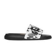 Alexander McQueen Rubber Pool Slide Graffiti - Black