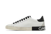 Dolce & Gabbana Portofino Vintage DG Logo Print - Black