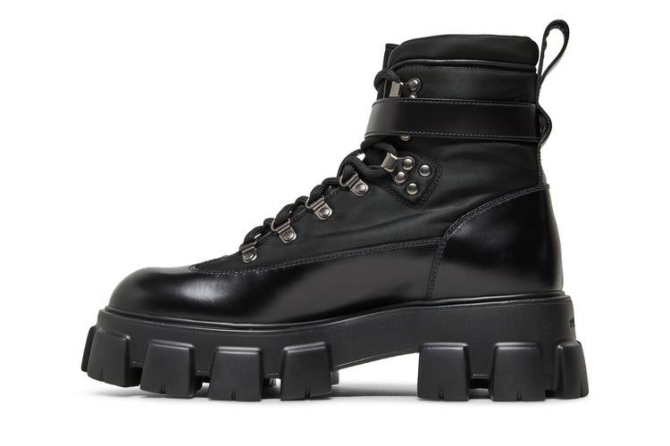 Prada Monolith Boot Brushed Rois Black