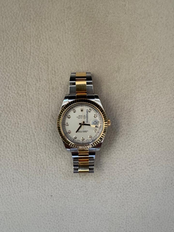 Rolex116333 SPECIAL EDITION WITH IVORY DIAL & DIAMONDS