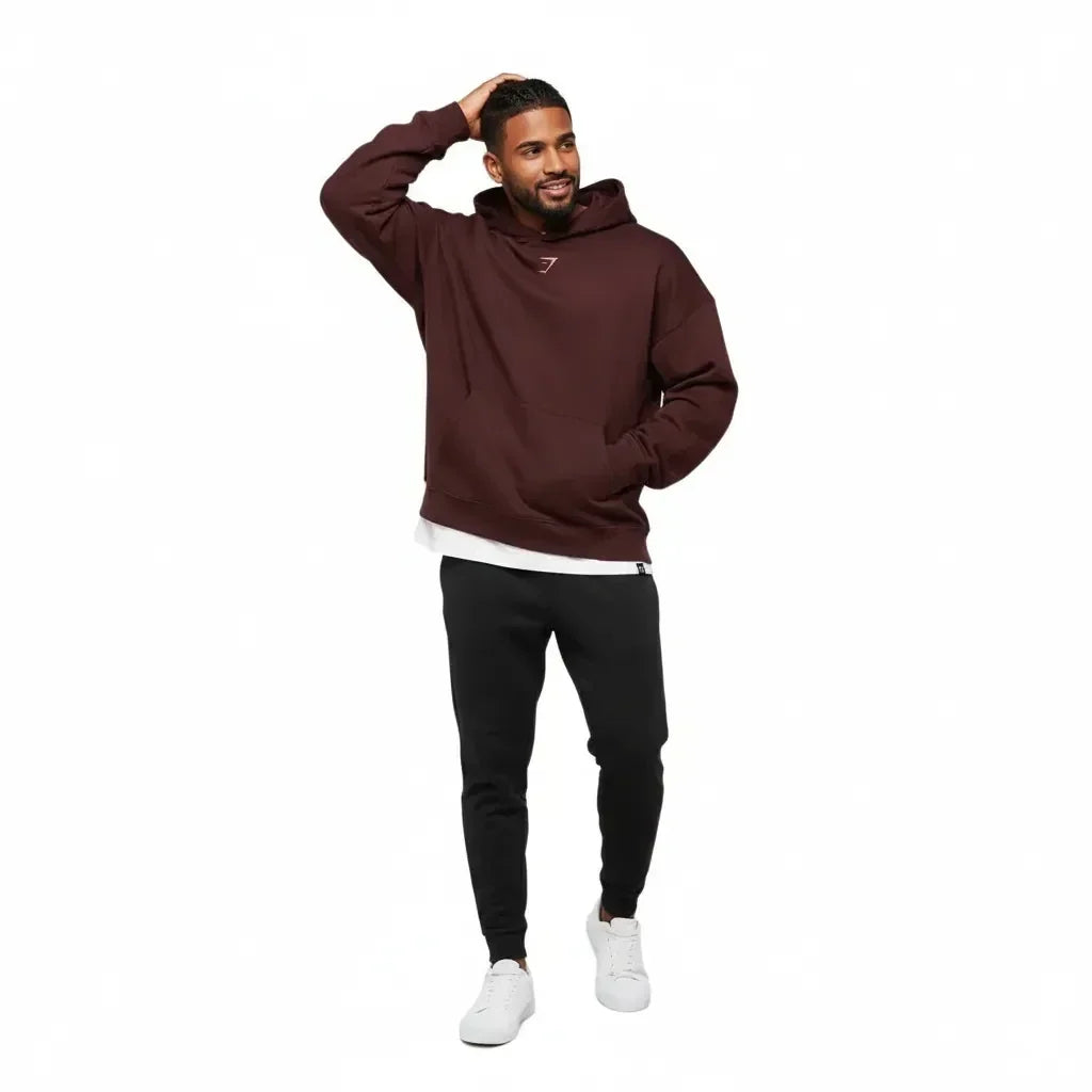 Gymshark Lifting Club Hoodie - Rich Maroon