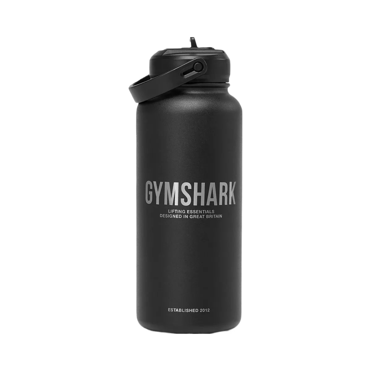 Gymshark Metal Insulated Straw Bottle 1L "Black"