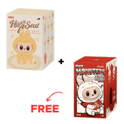 BUY 1 GET 1 FREE - Pop Mart Labubu The Monsters Have a Seat + Coca-Cola Vinyl Face Sealed Case Pack of 2