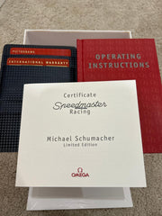 Omega Speedmaster Day Date Schumacher Full Set Unworn (Stickers on)