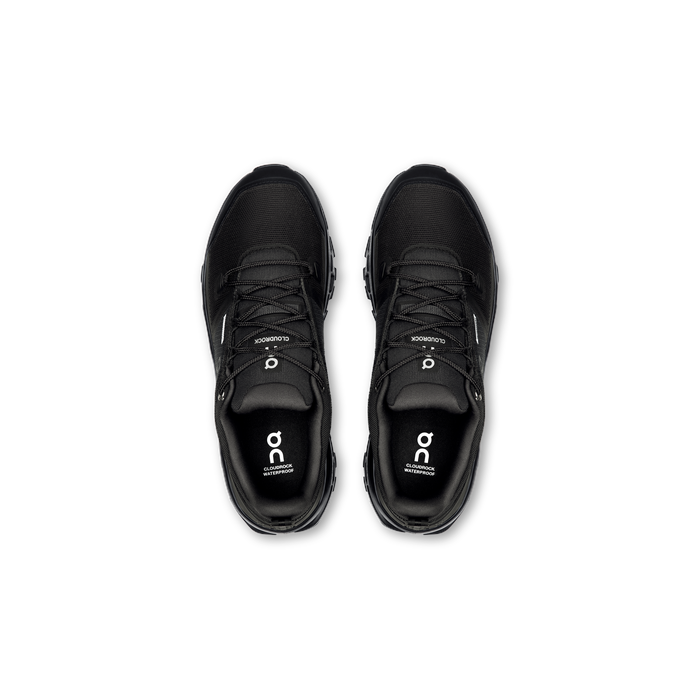 ON Running Men's Cloudrock Low Waterproof Black Black