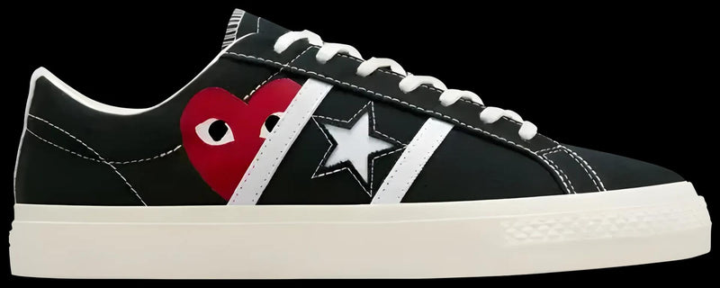 Converse x PLAY Comme des Garçons One Star Academy Pro Black
