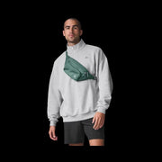 Alo Accolade 1/4 Zip Pullover Athletic Heather Grey