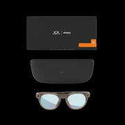 Meta x Oakley HSTN Glasses - Brown Smoke/Prizm Deep Water Polarised