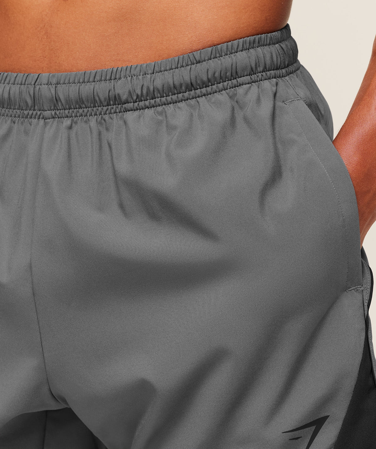 Gymshark Arrival Block 6" Shorts "Dark Grey"
