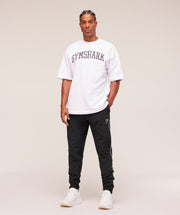Gymshark Arrival Woven Block Joggers Black