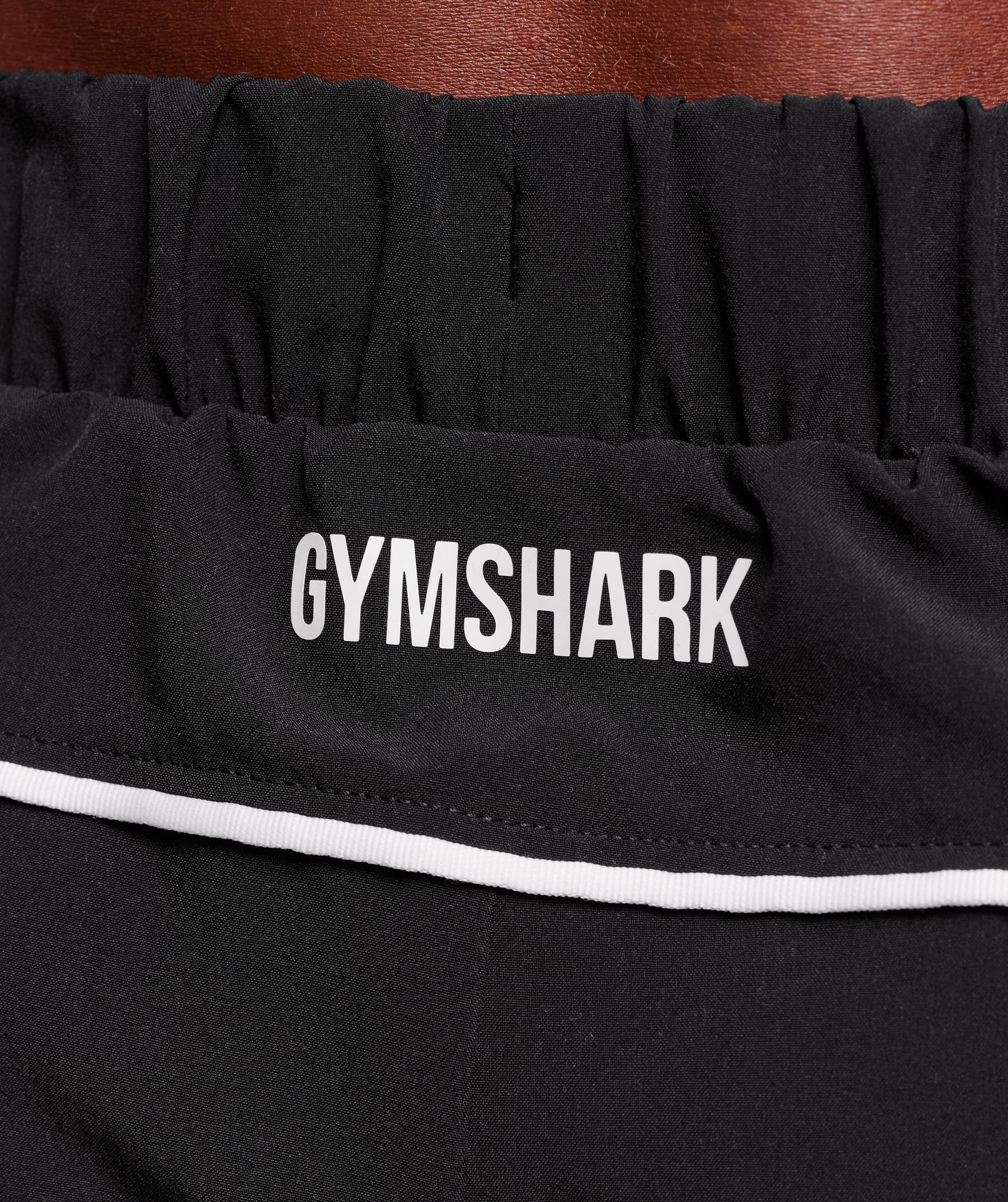 Gymshark Arrival Woven Block Joggers Black