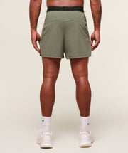 Gymshark Fit Elite 5" Shorts Base Green