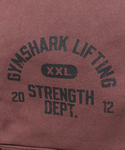 Gymshark Strength Dept Canvas Duffle Bag Burgundy Brown