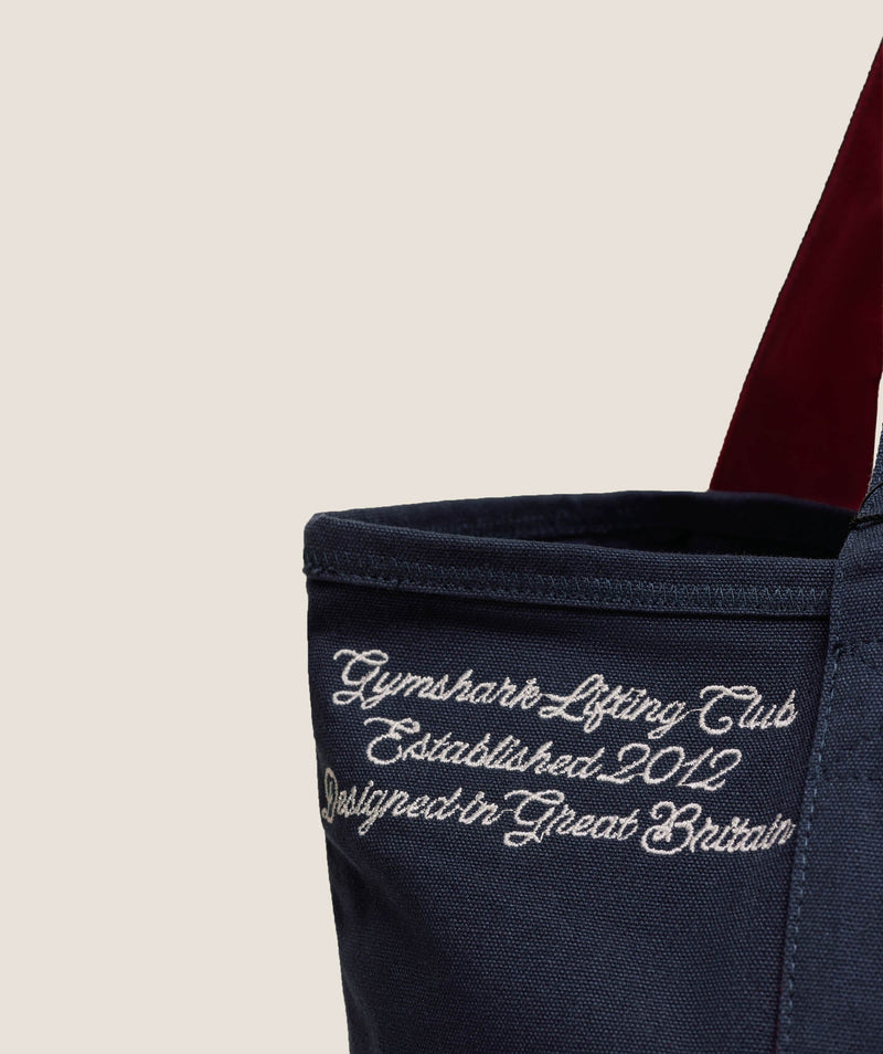 Gymshark Collegiate Tote Bag Heavy Blue