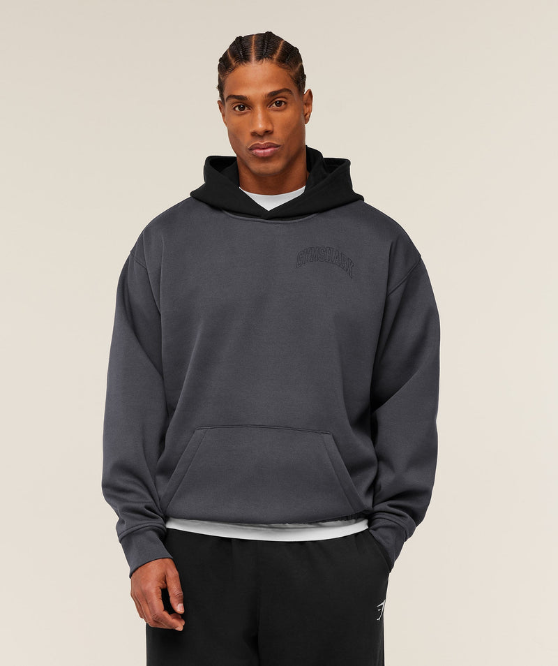 Gymshark Collegiate Tech Hoodie Grey