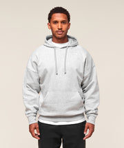 Gymshark Crest Oversized Hoodie - Light Grey Marl