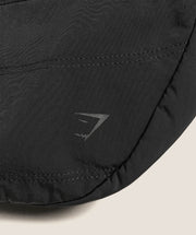 Women's Gymshark Pleat Crossbody Black
