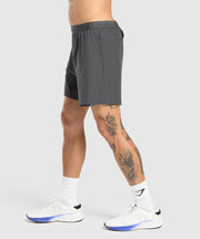 Gymshark Land To Water 6" Shorts Asphalt Grey