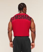 Gymshark Power Cut Off Tank Conditioning Red