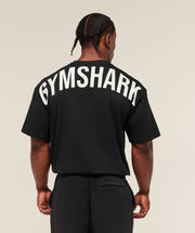 Power T-Shirt oversized fit Black/Oat White