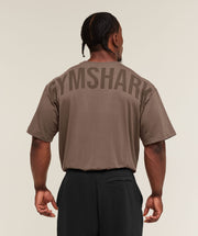 Power T-Shirt oversized fit Soft Brown