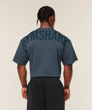 Gymshark Power T-Shirt - GS Stealth Blue