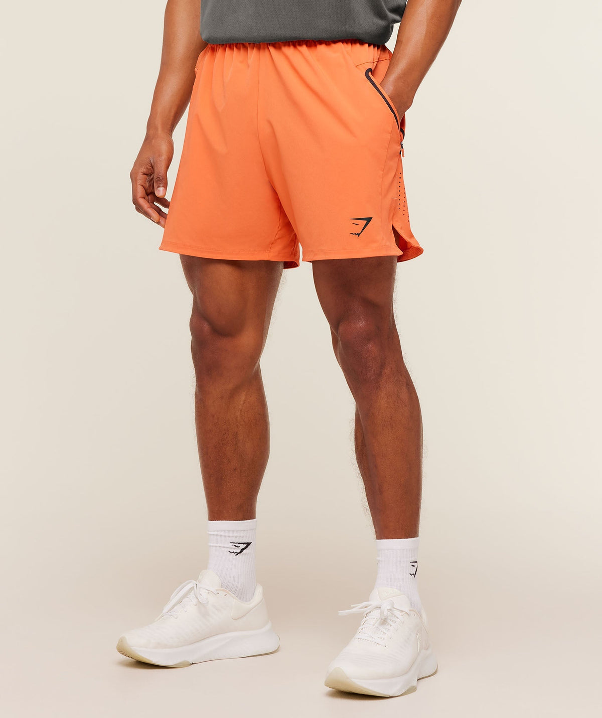 Gymshark Sport Hybrid 6" Shorts Dayglow Peach