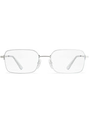 Invisible rectangle-frame sunglasses
