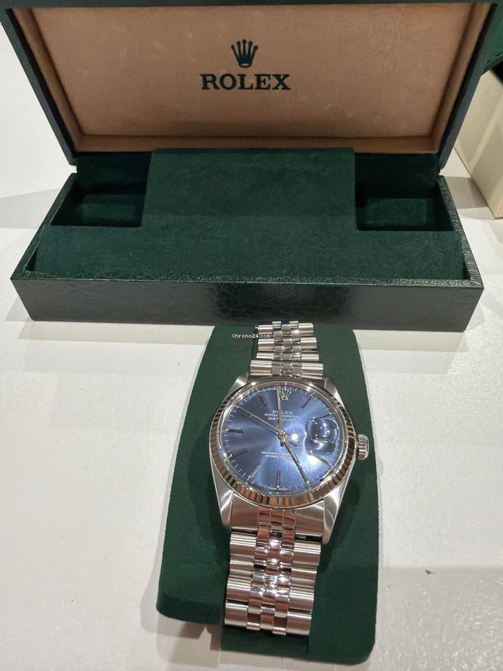 Rolex | Datejust | 16014 | Steel | 36 mm | Steel | Blue | Automatic