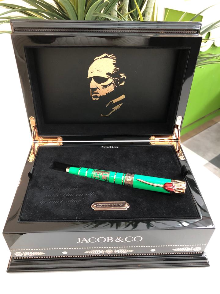 Jacob & Co.“The Godfather” Pen Green Limited Edition of 499 Pieces Full set 2024