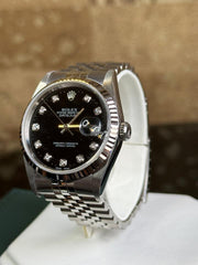 Rolex | Datejust | 16234 | Steel | 36 mm | Steel | Black | Automatic