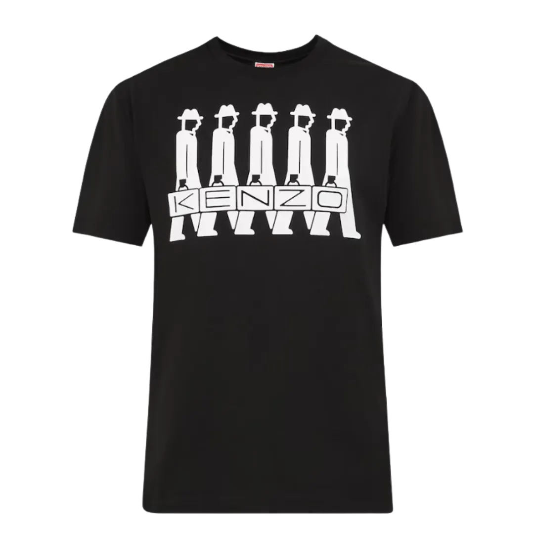 Kenzo Men Black KENZO Business Print T-Shirt