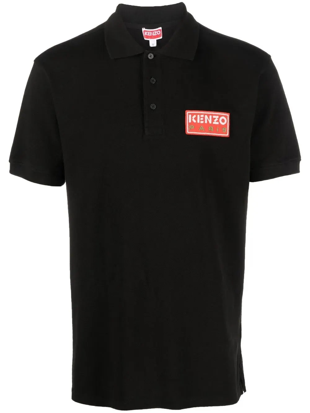Kenzo logo-patch cotton polo shirt