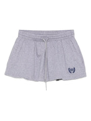 Laurel drawstring-waist cotton skirt