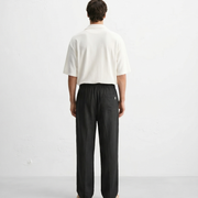 LINEN PANTS BLACK