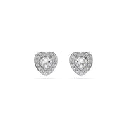 Swarovski® Ss25 Capsule Women's Base Metal Stud Earrings - Silver 5720859