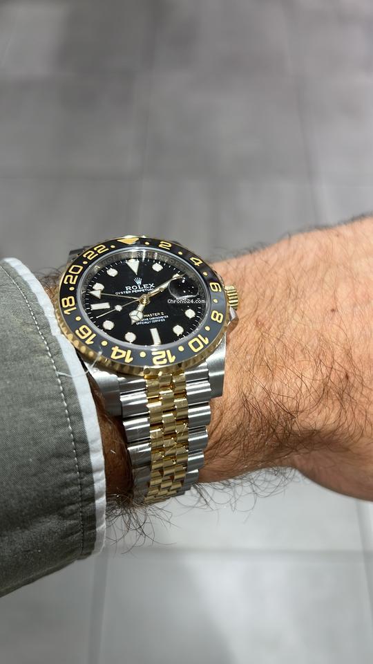 Rolex | GMT-Master II | 126713 | Steel | 40 mm | Gold/Steel | Black | Automatic