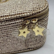 Dior Gold Makeup Bag