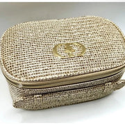 Dior Gold Makeup Bag
