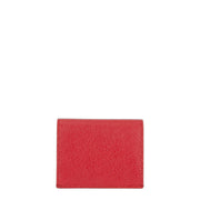 Pebble Grain Leather Anchor Double Card Holder