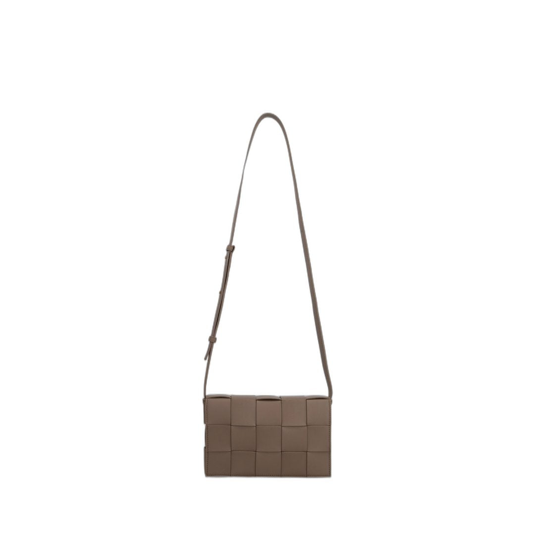 Cassette Crossbody Bag In Taupe Taupe Grey