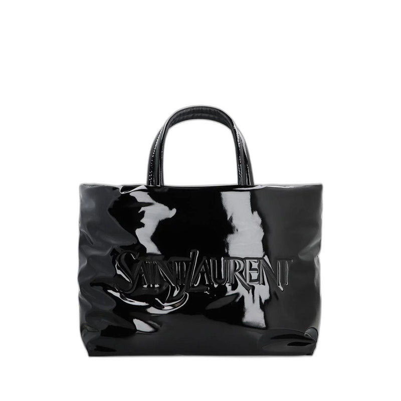 Maxi Tote In Patent Canvas