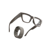 Meta x Ray-Ban Display & Neural Band AI Glasses - Shiny Sand (Standard Frame)