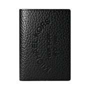 Michael Kors Cooper Pebbled Leather Bi-Fold Card Case Black