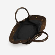 DeMellier The Midi New York mocha suede & mocha smooth