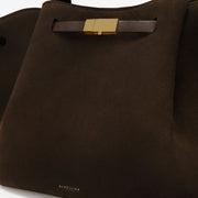 DeMellier The Midi New York mocha suede & mocha smooth